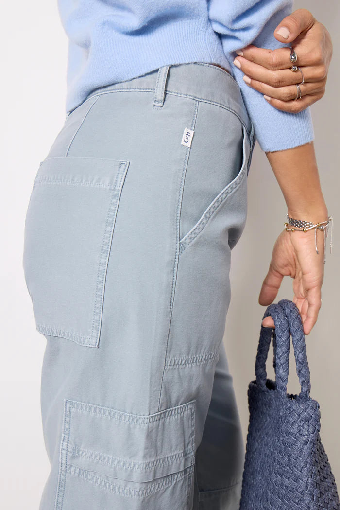 Marcelle Easy Cargo Pants - Light Blue