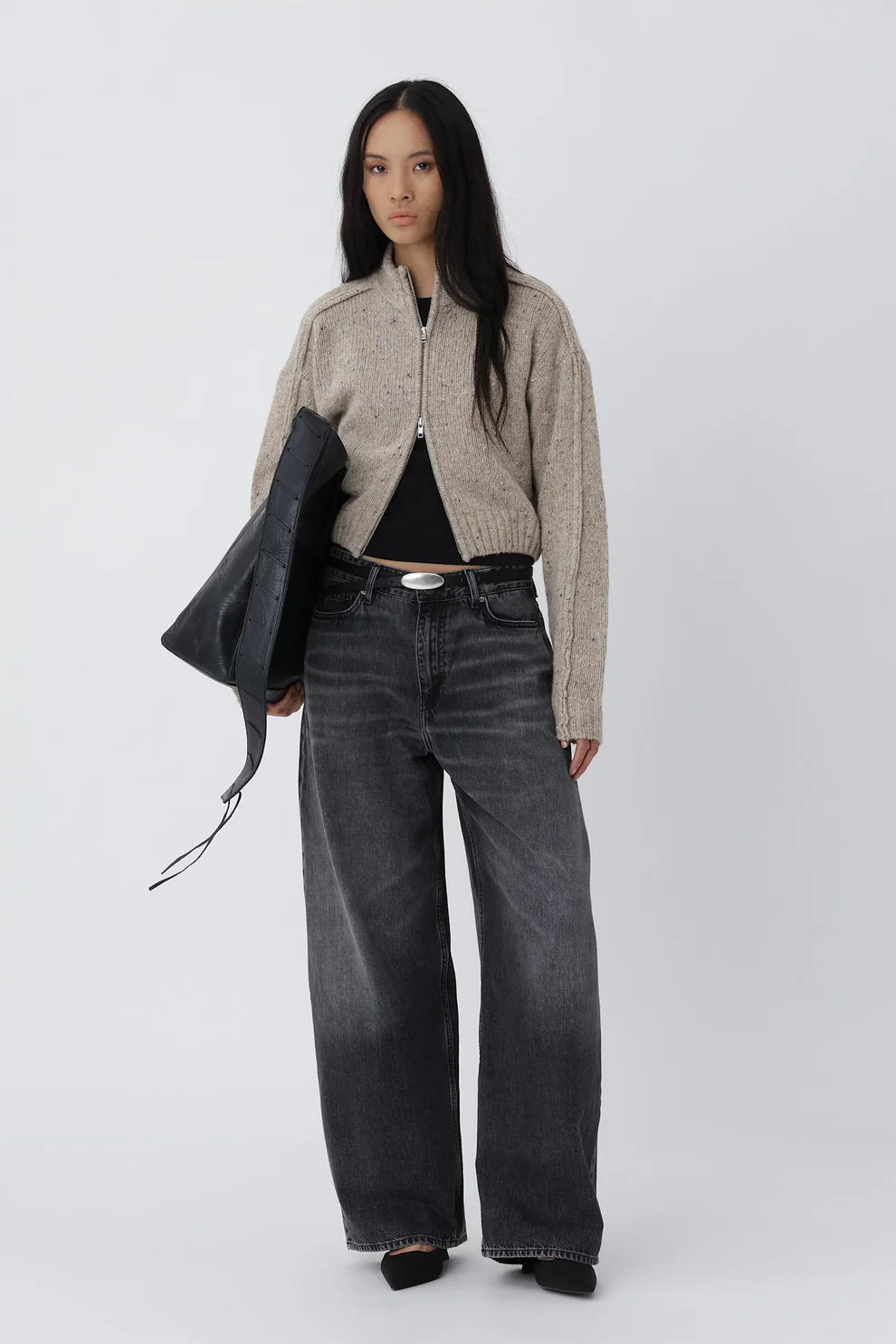 Alea Zip Knit Cardigan