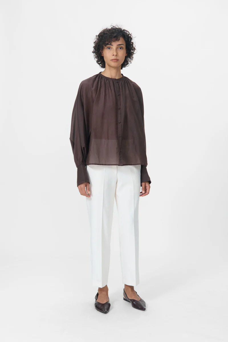 Allona Blouse Chestnut