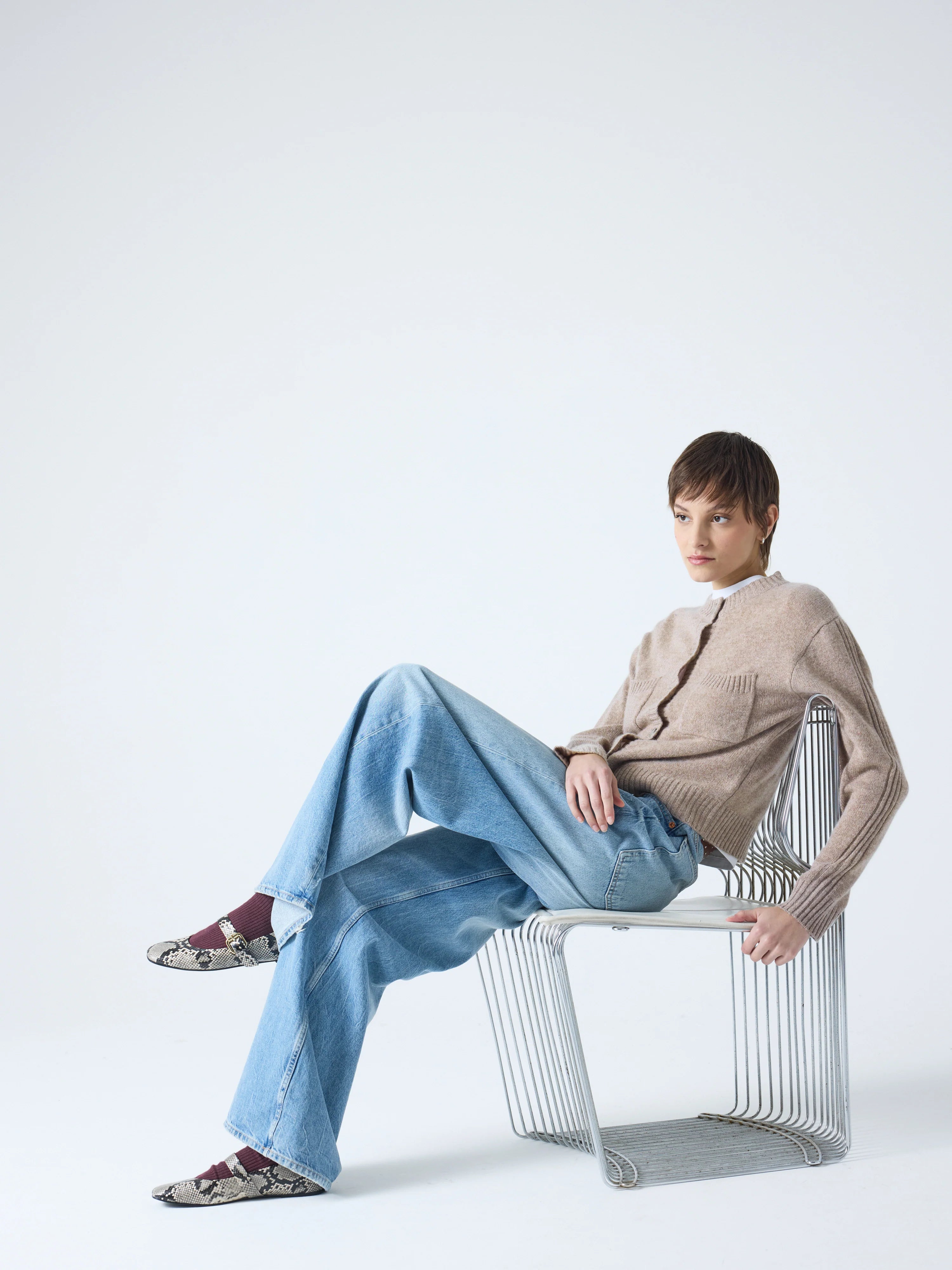 Rita Cardigan Chestnut