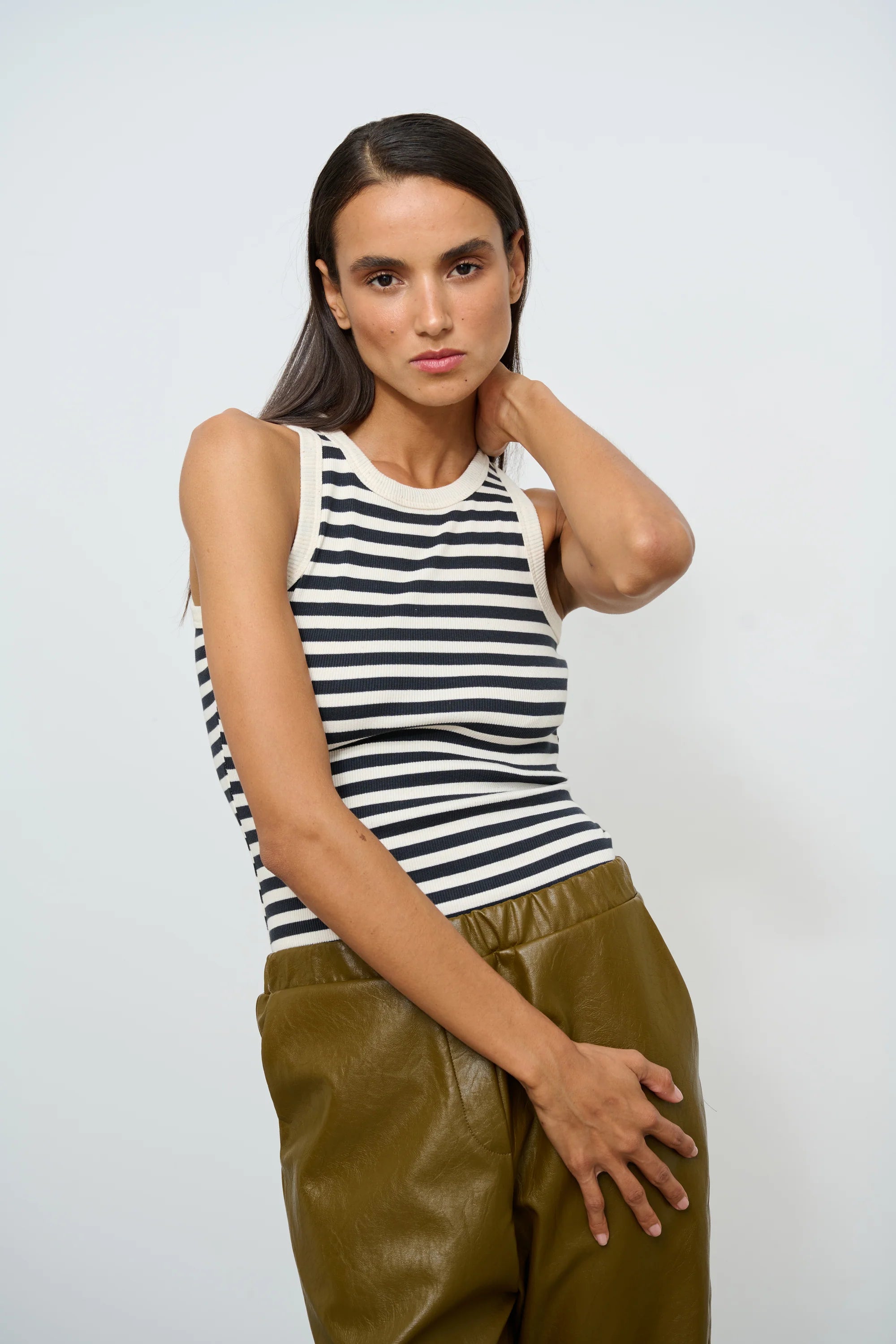 Odelia Tanktop Blue Stripe
