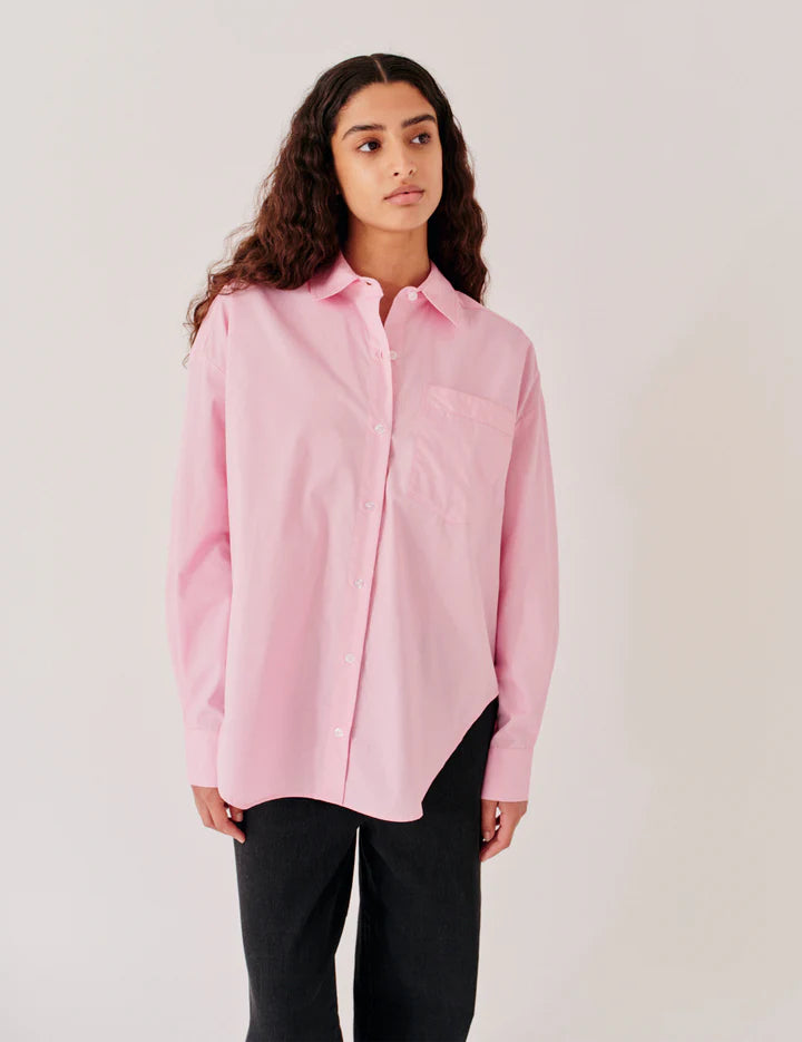Claire Oversized Shirt - Pink