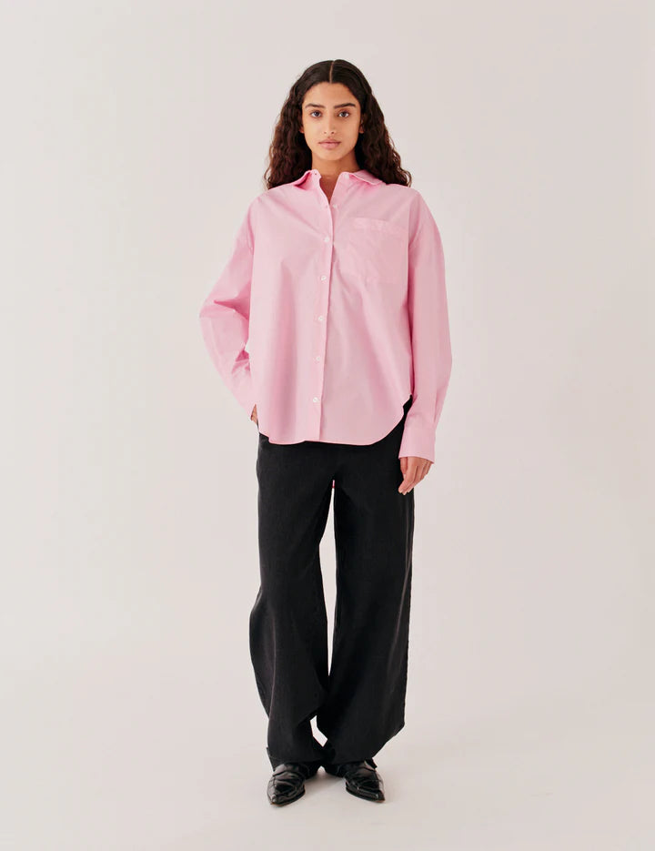 Claire Oversized Shirt - Pink