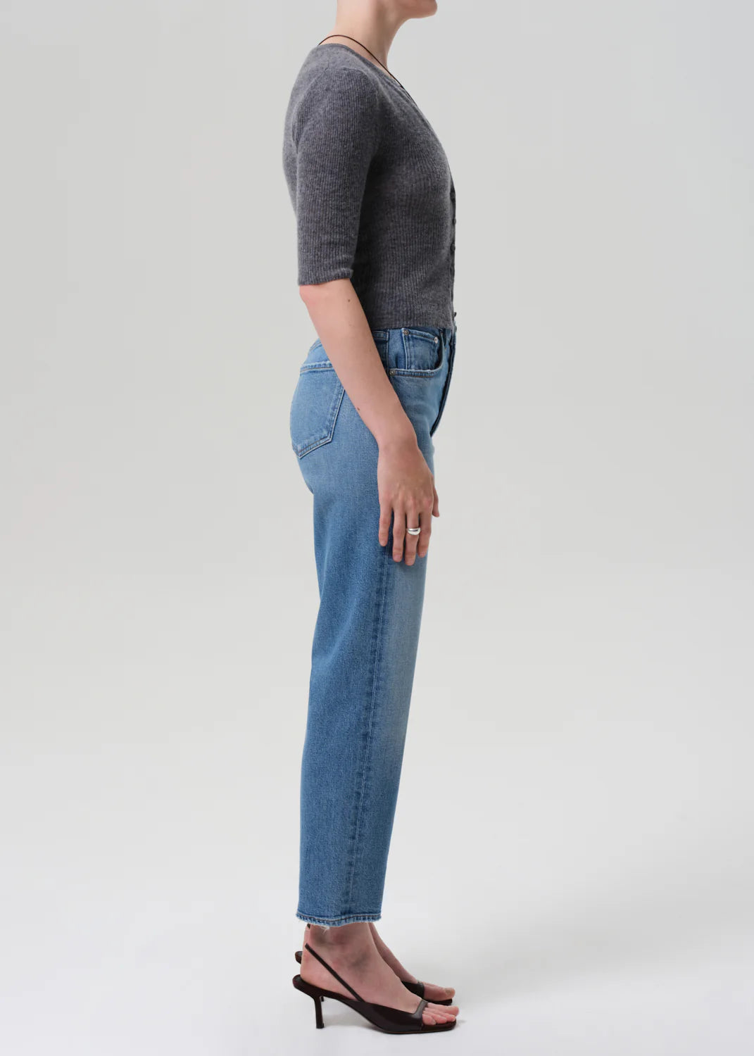 Delfina High Rise Straight Denim