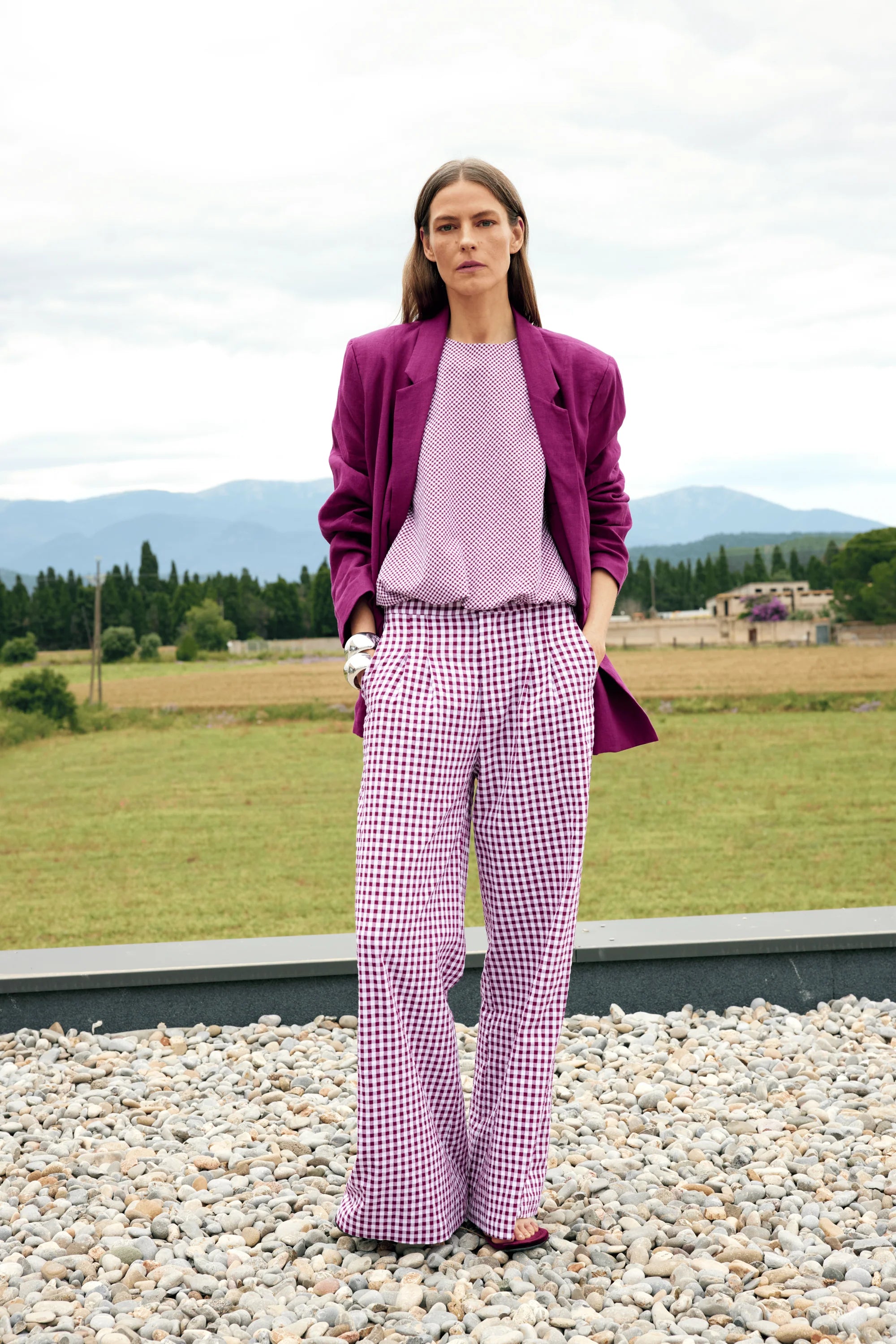 Pants Frankie Vichy Burgundy