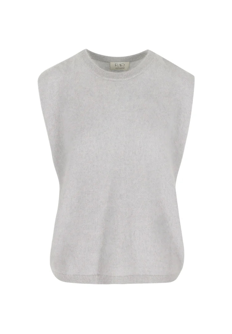 Mona Brushed Cashmere | Silver
