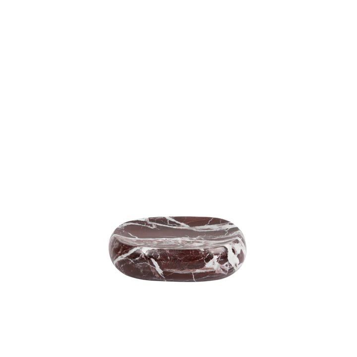 Burgundy Marble 'Soap Dish'