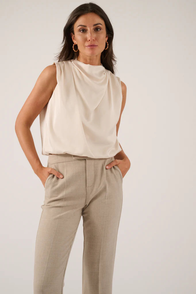Tux Blouse Natural