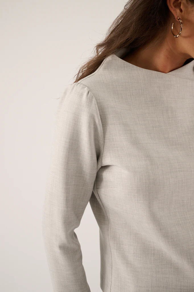 Maxine Top Mist Grey