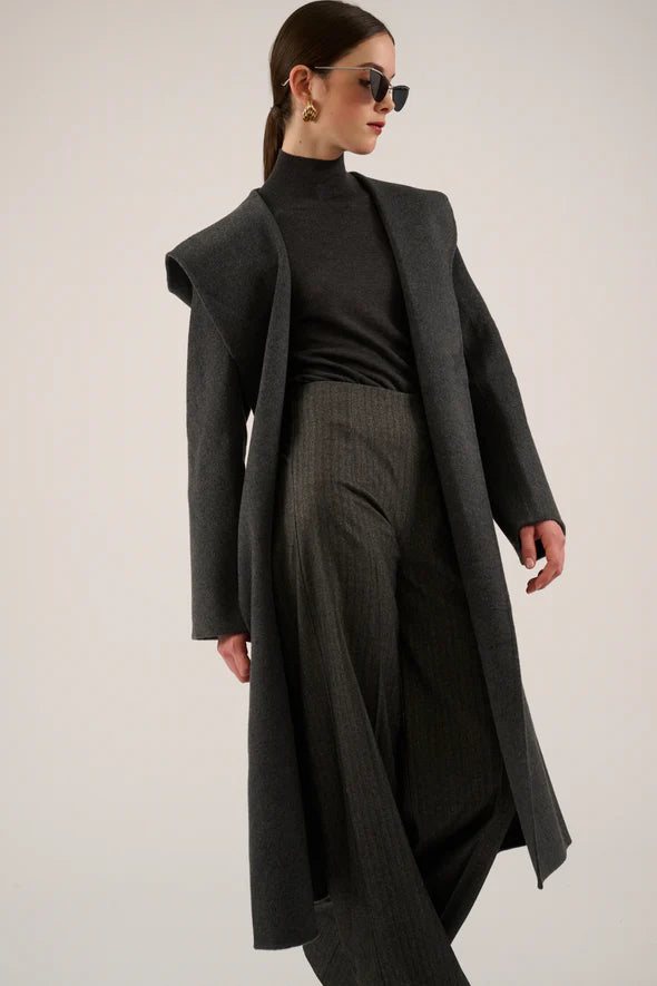 Ruffie Coat Shadow Grey