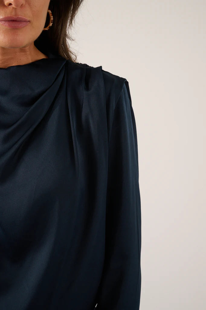 Tullah Blouse Midnight Blue