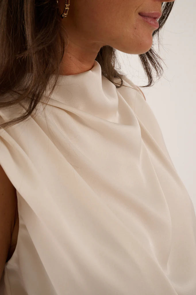 Tux Blouse Natural