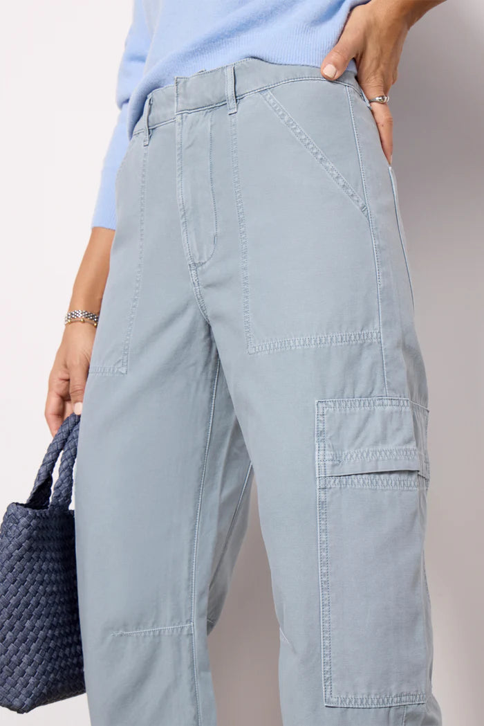 Marcelle Easy Cargo Pants - Light Blue