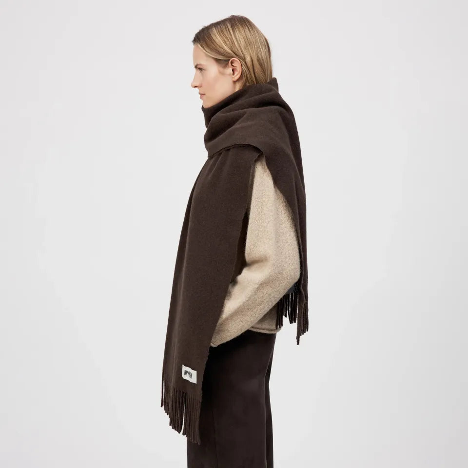 Gaze Scarf Brown