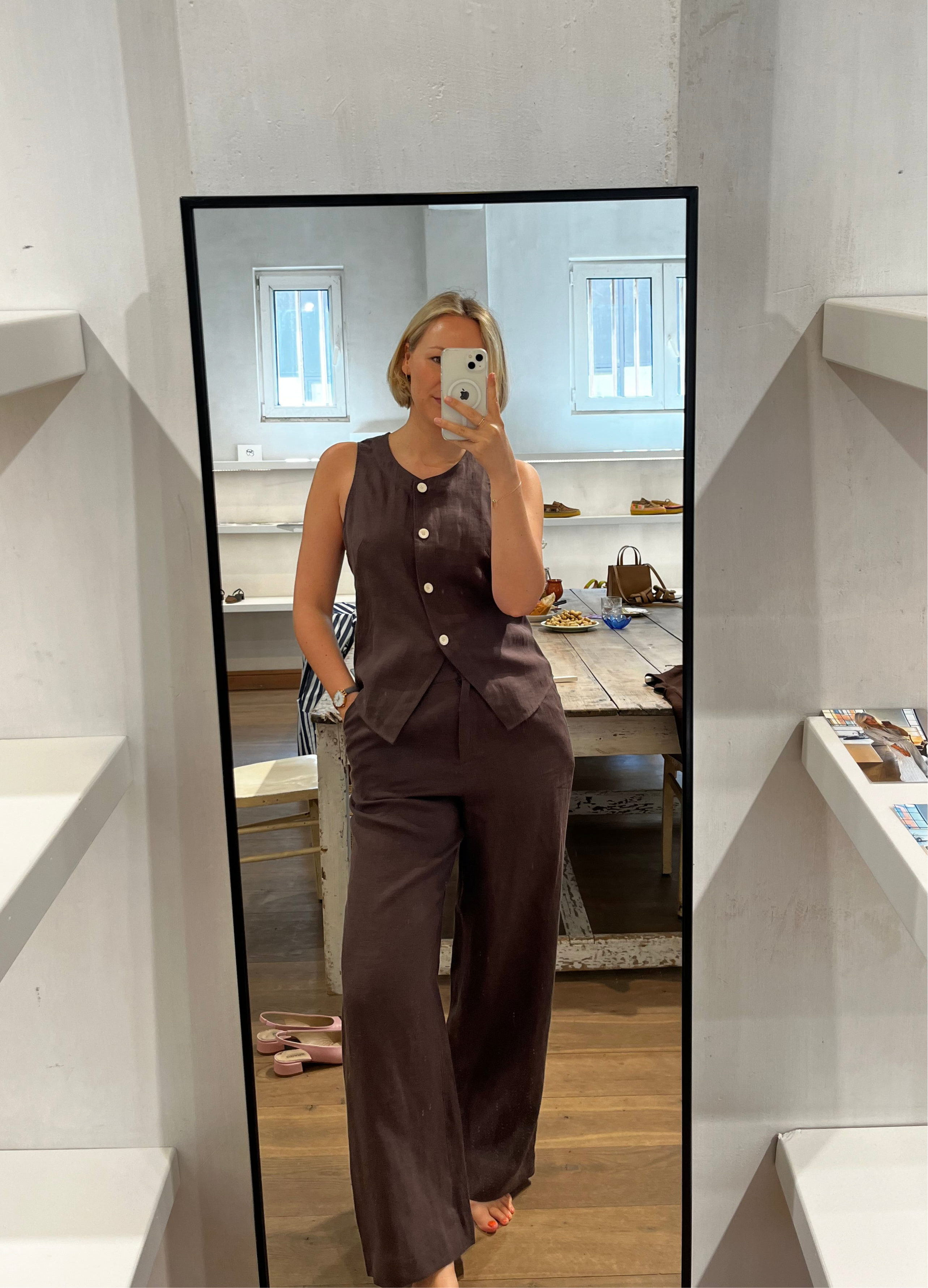 Margot Vest Brown