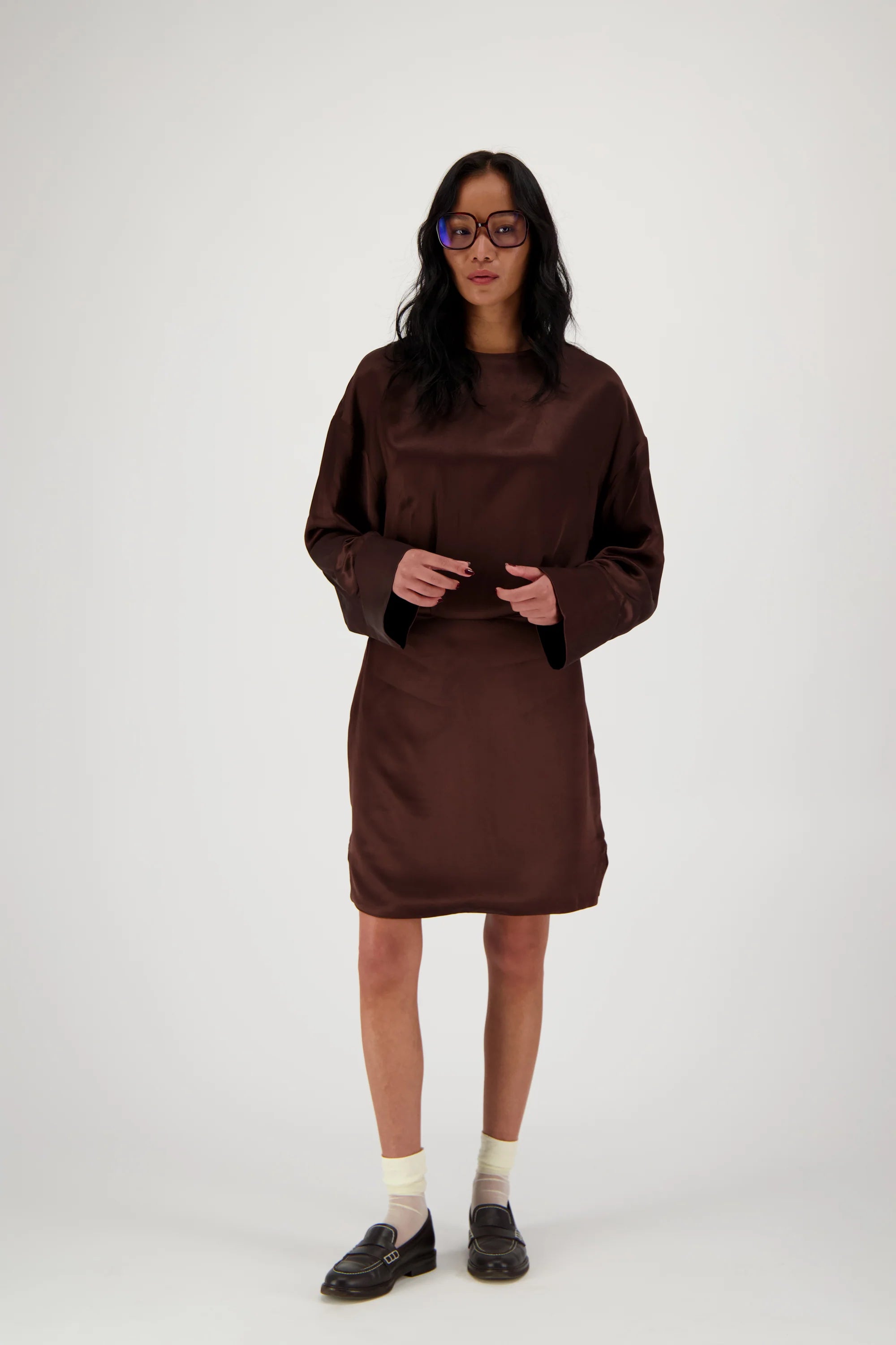 Gabby Dress - Chocolate