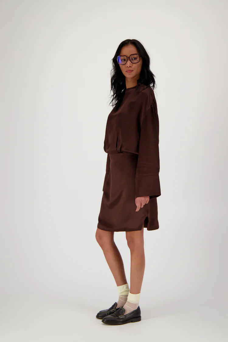 Gabby Dress - Chocolate