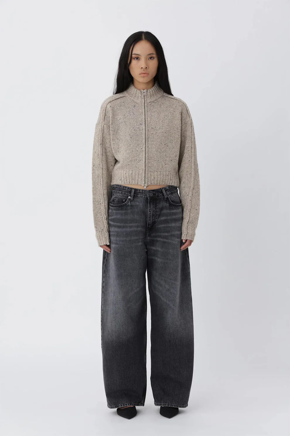 Alea Zip Knit Cardigan