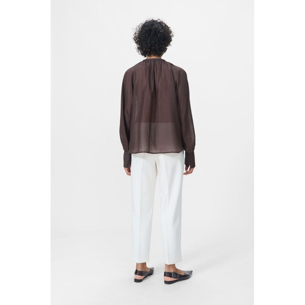 Allona Blouse Chestnut