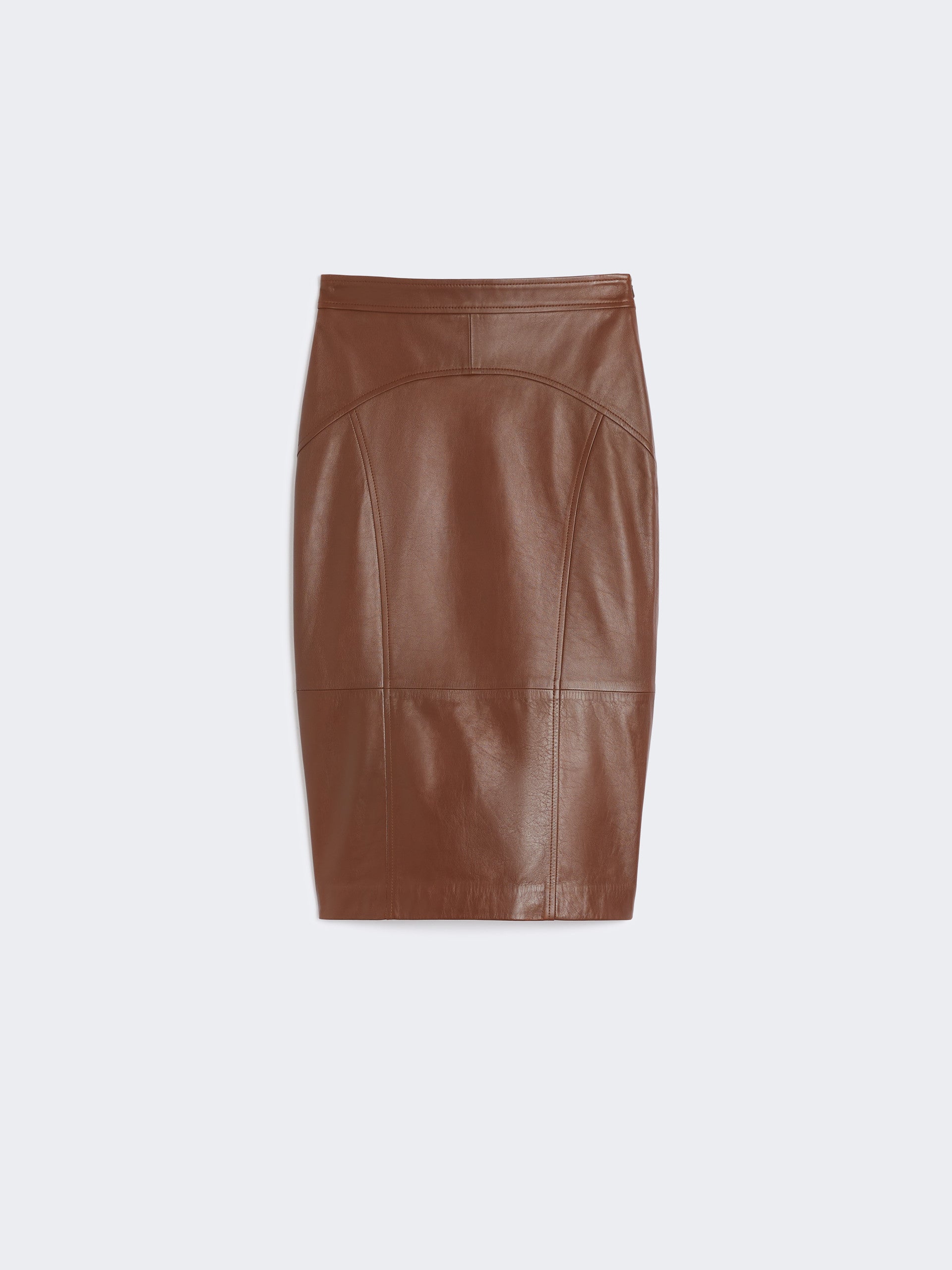 Taiga Leather Skirt