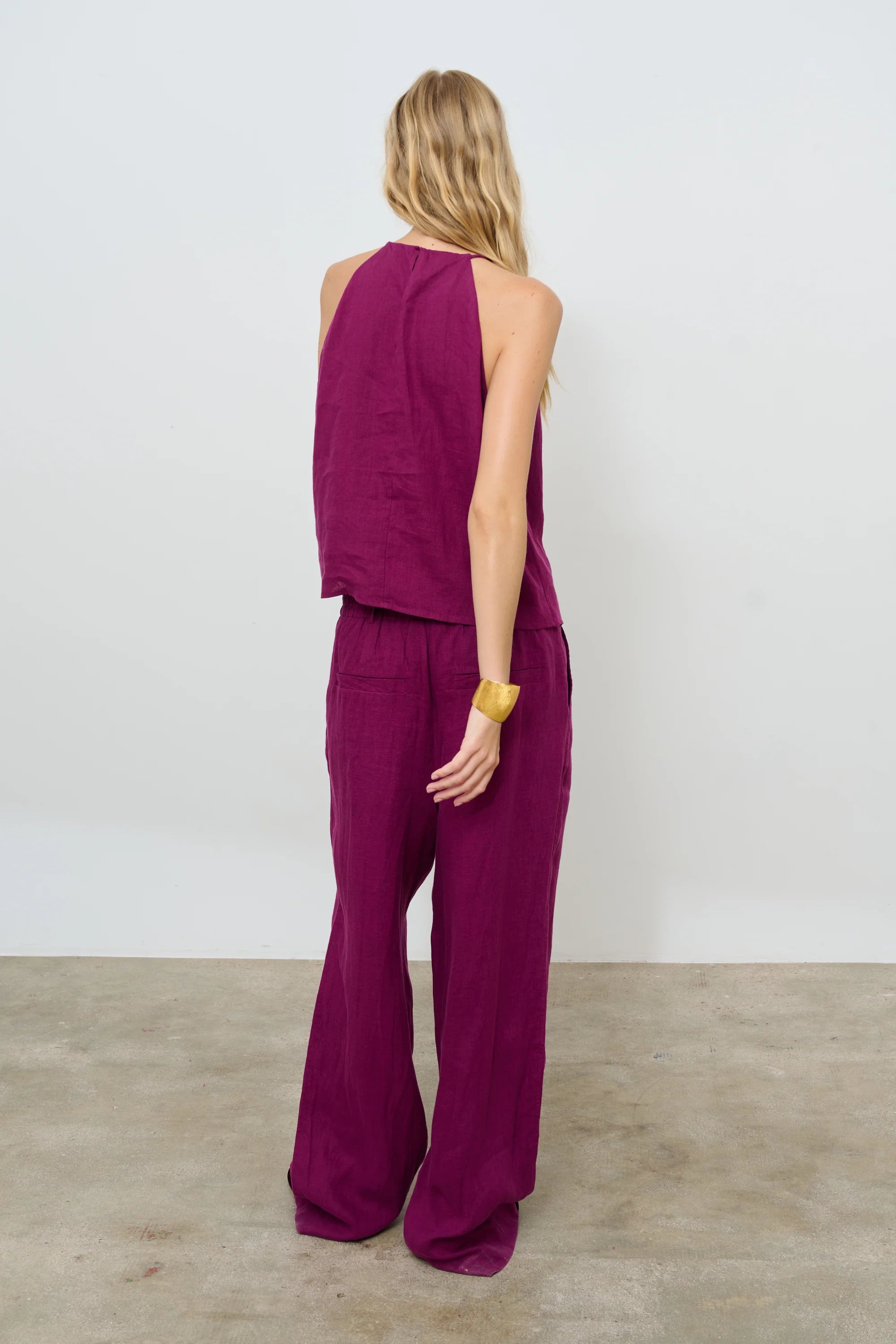 Romy Pants Burgundy