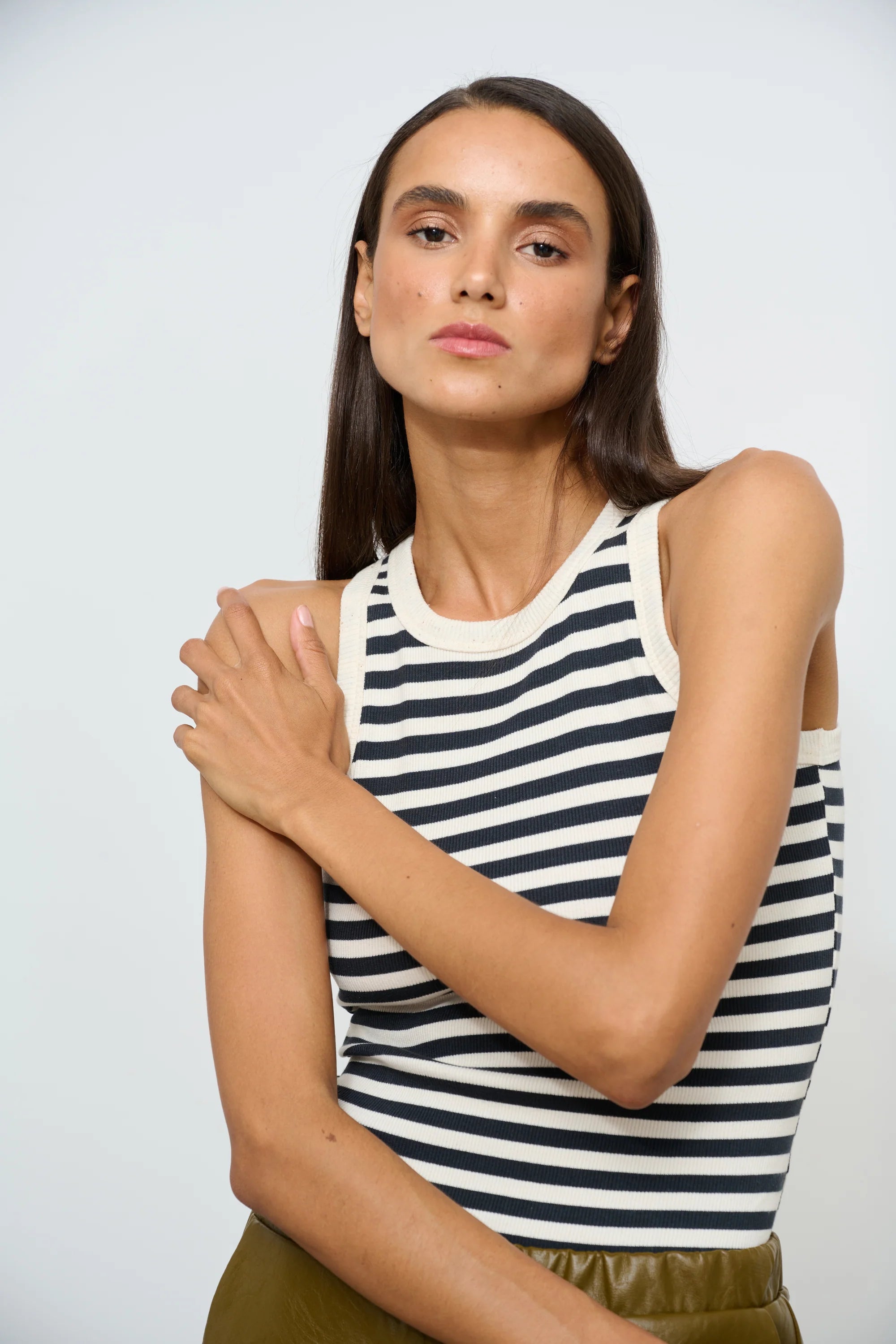 Odelia Tanktop Blue Stripe