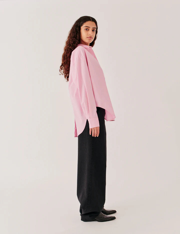Claire Oversized Shirt - Pink