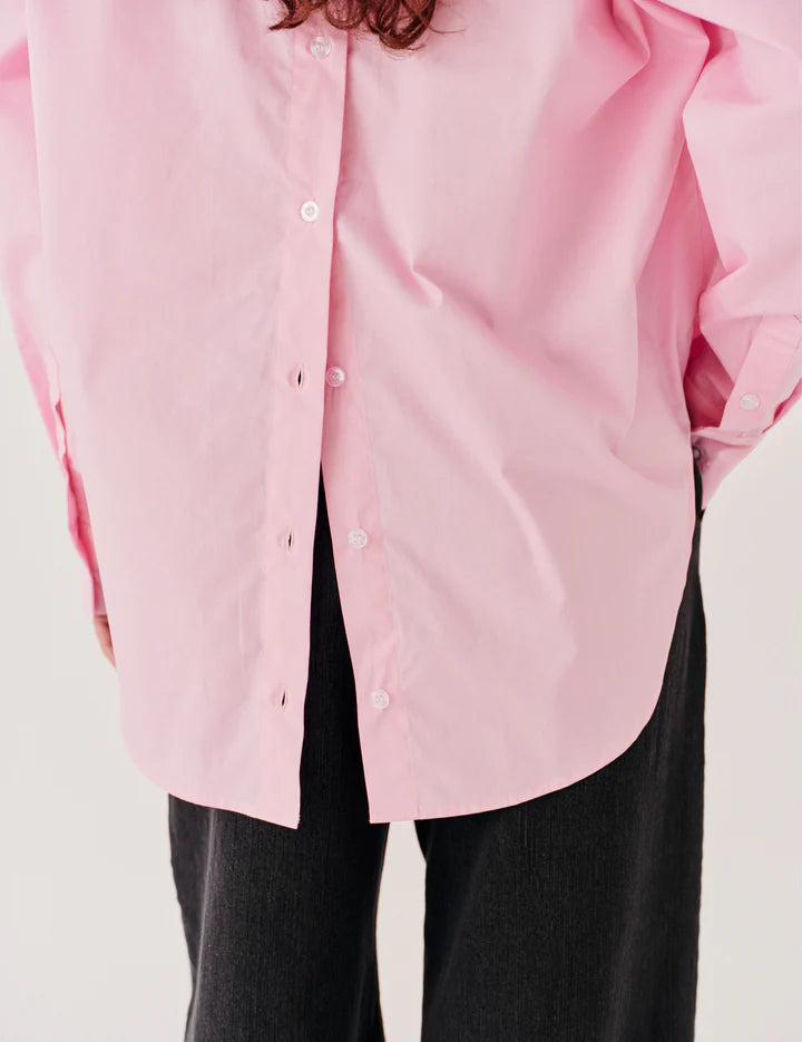 Claire Oversized Shirt - Pink