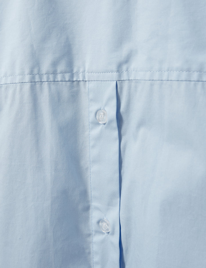 Claire Oversized Shirt - Light Blue