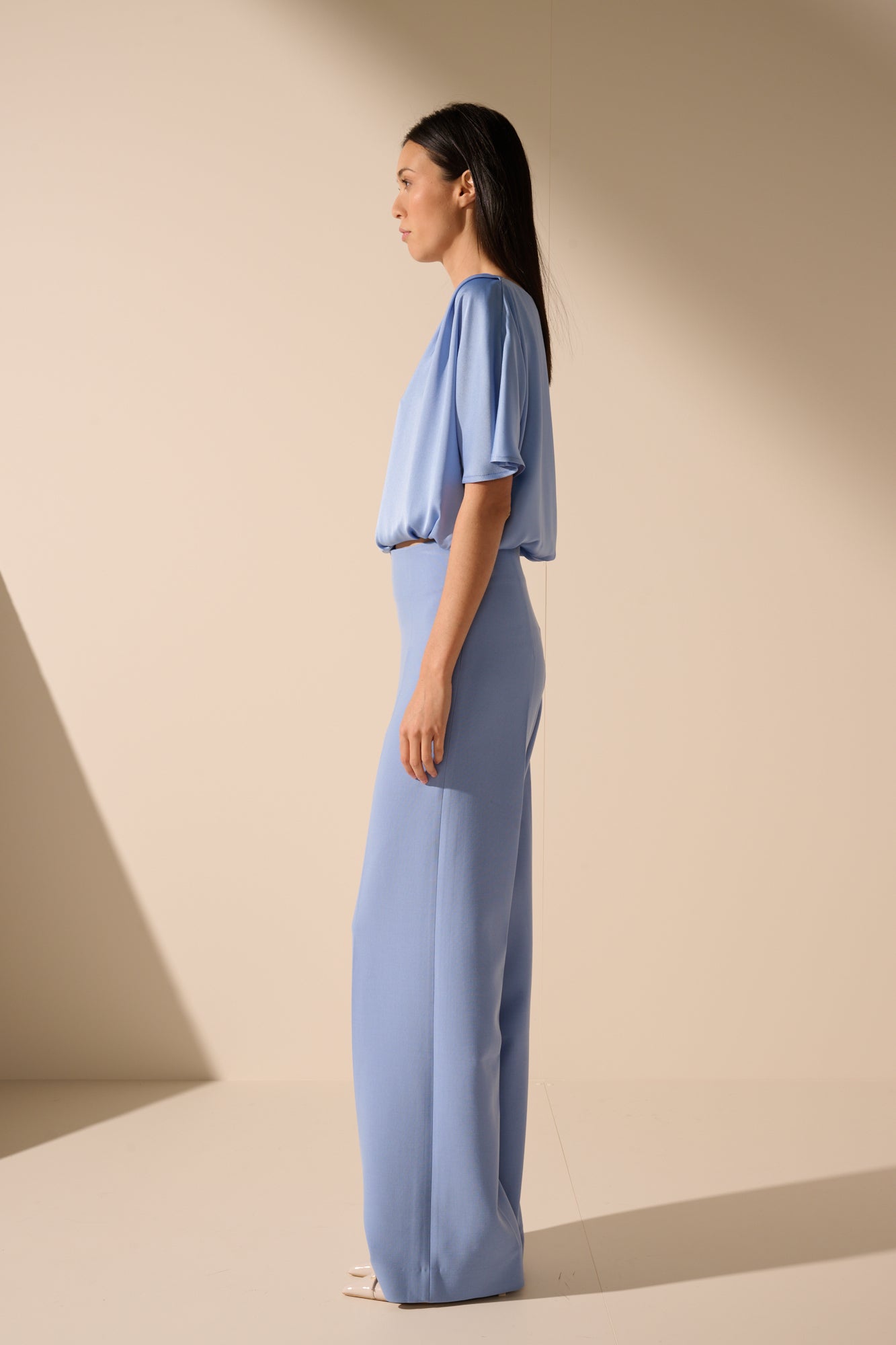 Amber Trousers Sky Blue