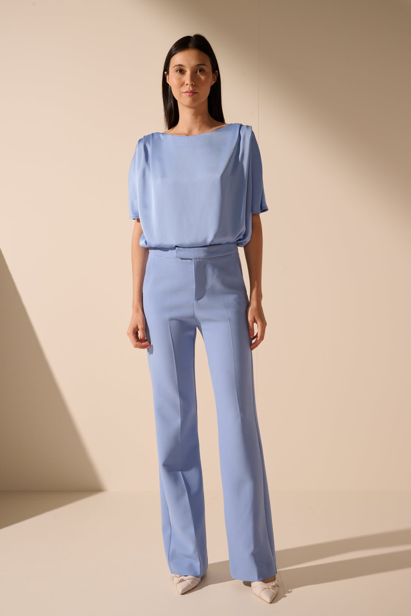 Laure Trousers Sky Blue