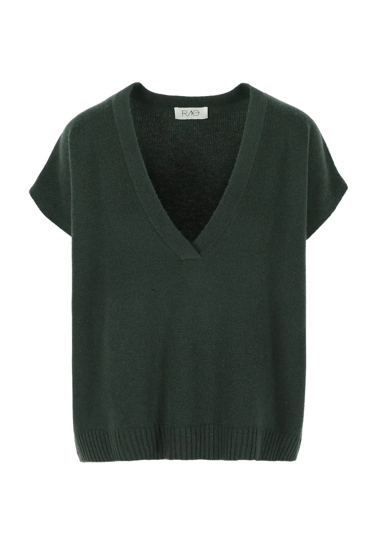 Faye Top Cashmere - Dark Green