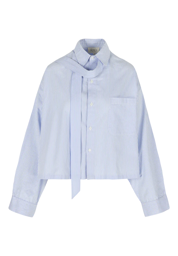 Nikki Shirt Light Blue Stripe