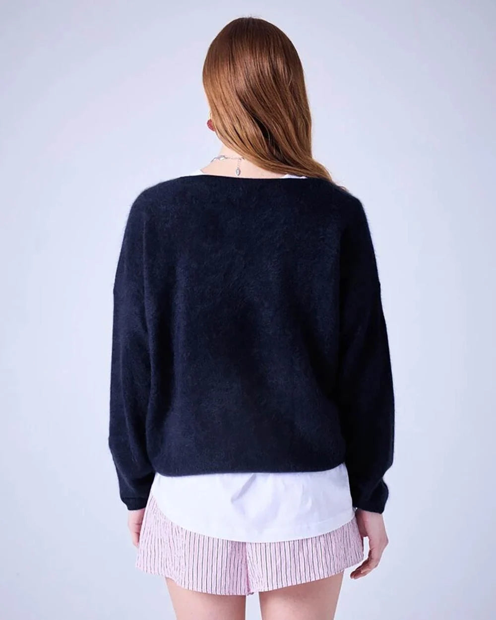 Soeli Brushed Cashmere Navy