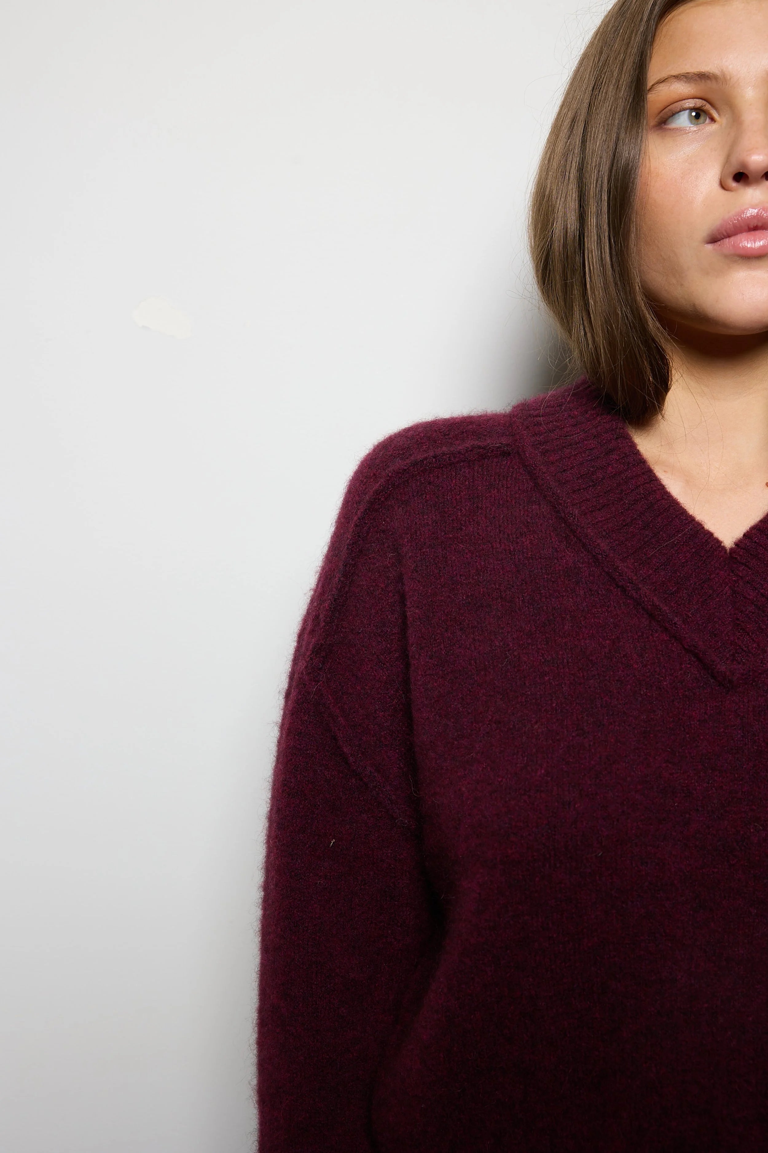 Aspen Sweater Burgundy