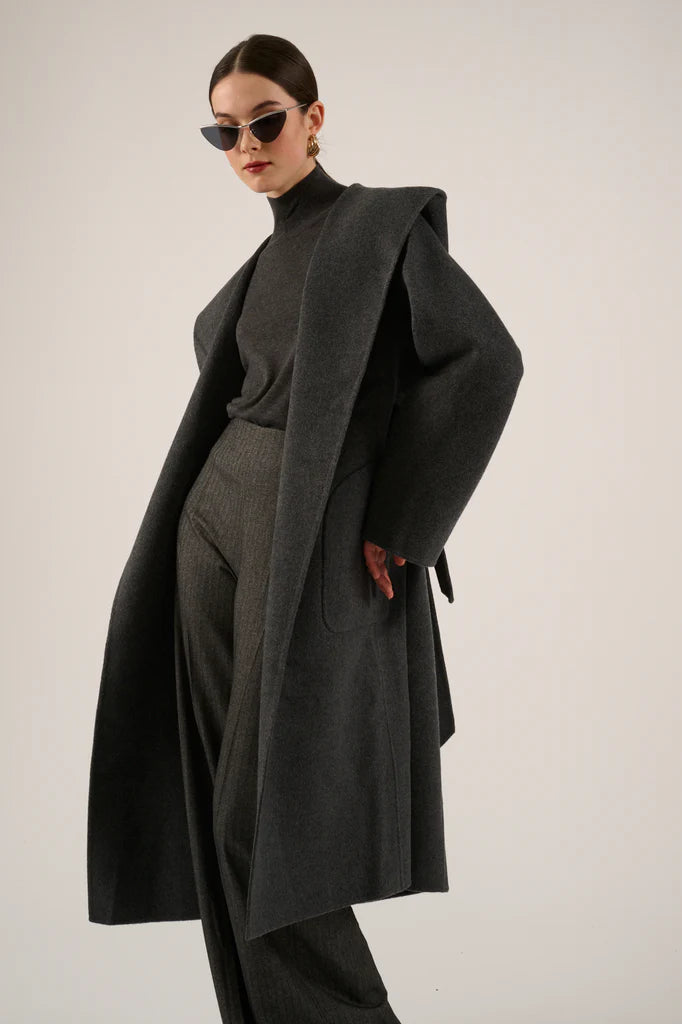 Ruffie Coat Shadow Grey