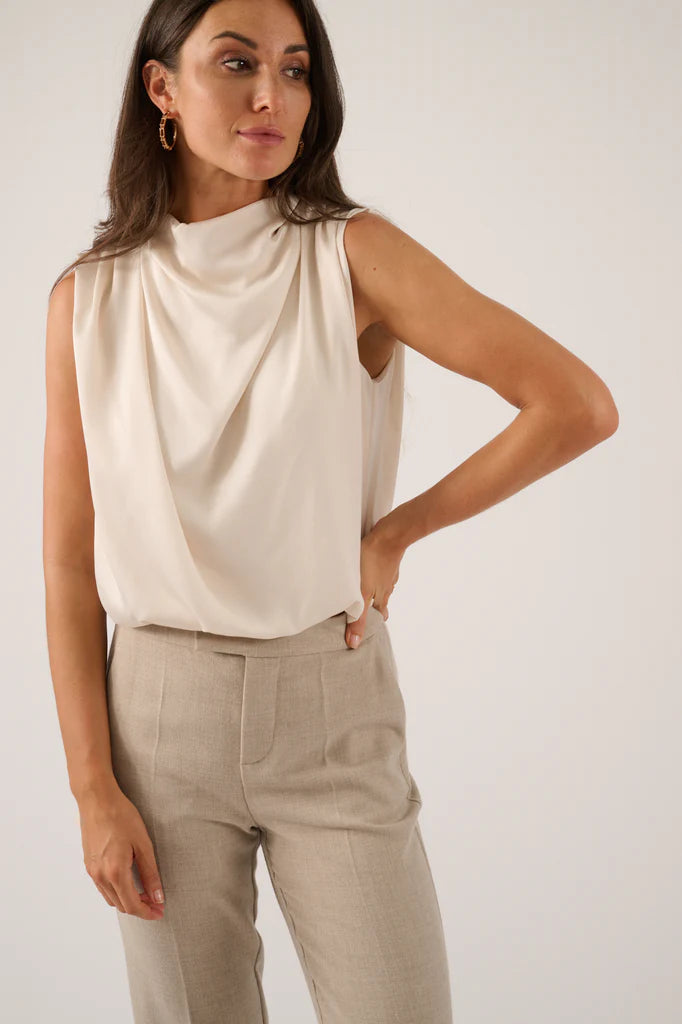 Tux Blouse Natural