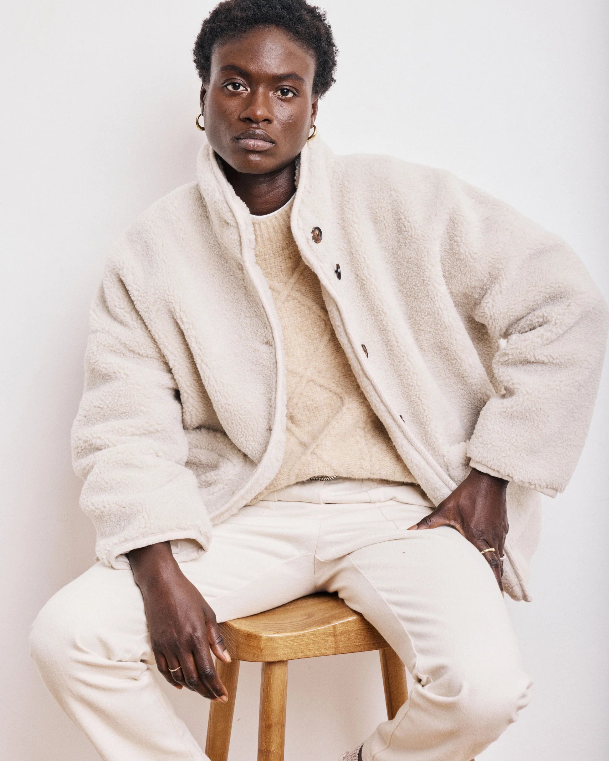 Vanille Furry Coat